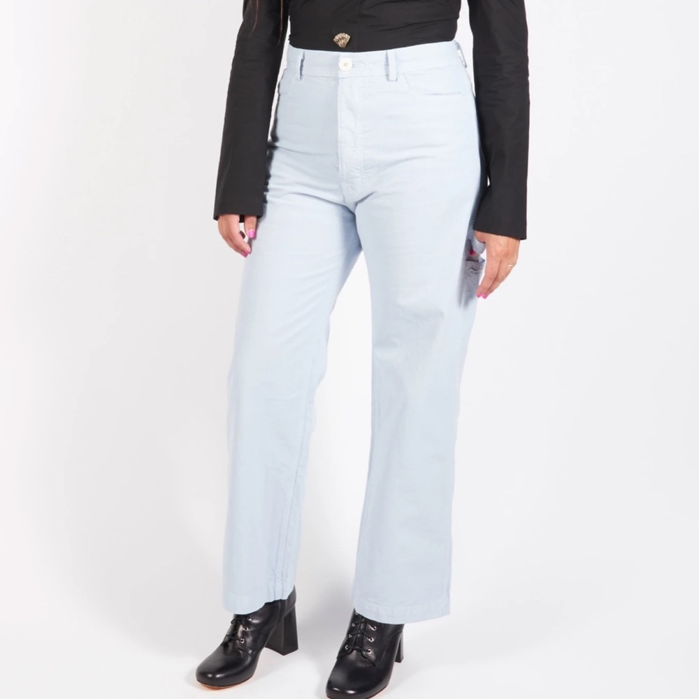 Jesse Kamm smokey blue handy pants